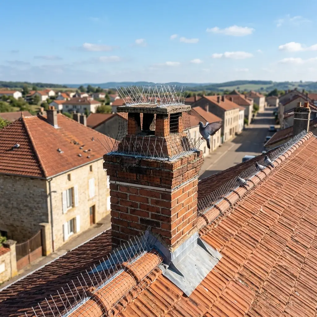 Comment nous traitons l'infestation de pigeons