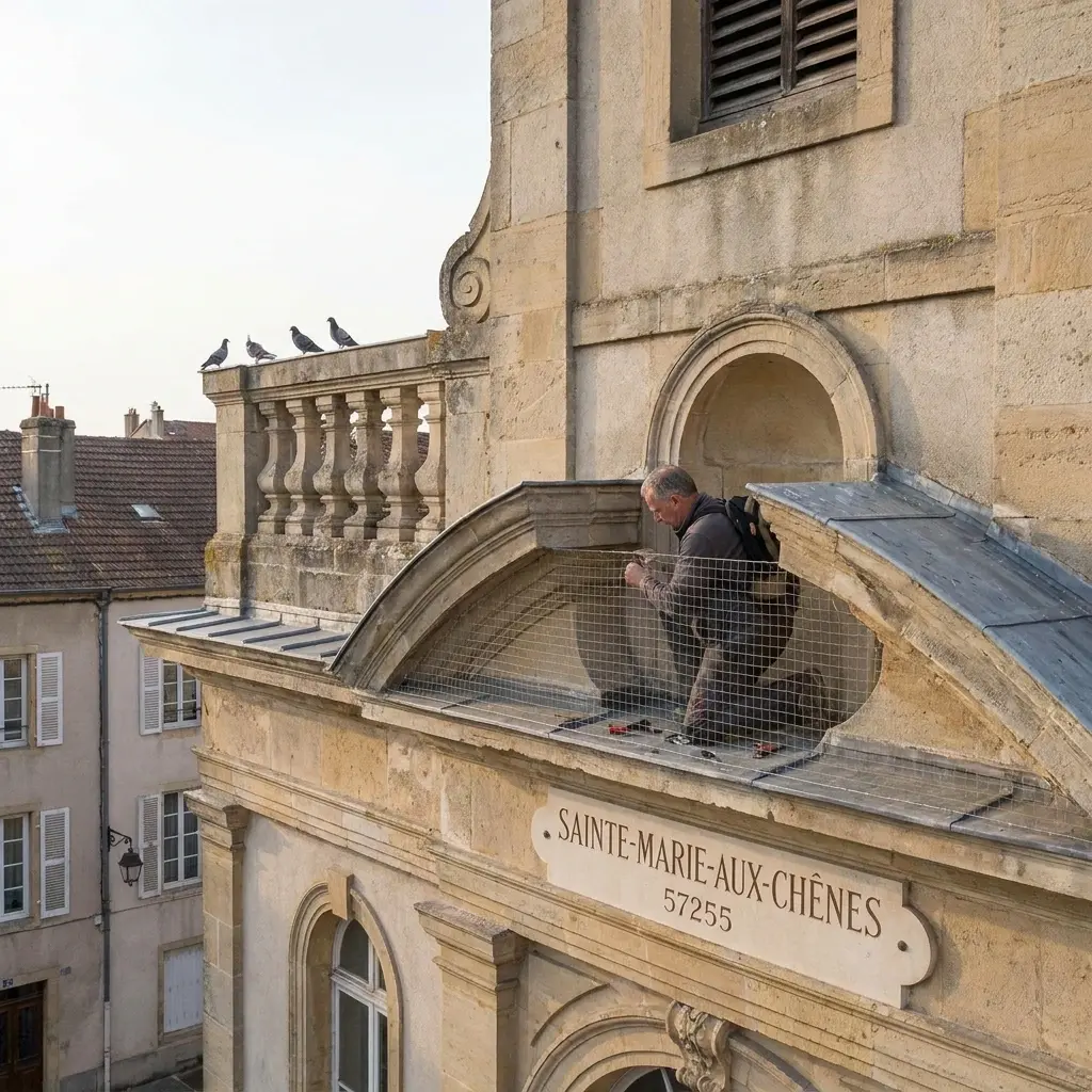Techniques de lutte contre les pigeons