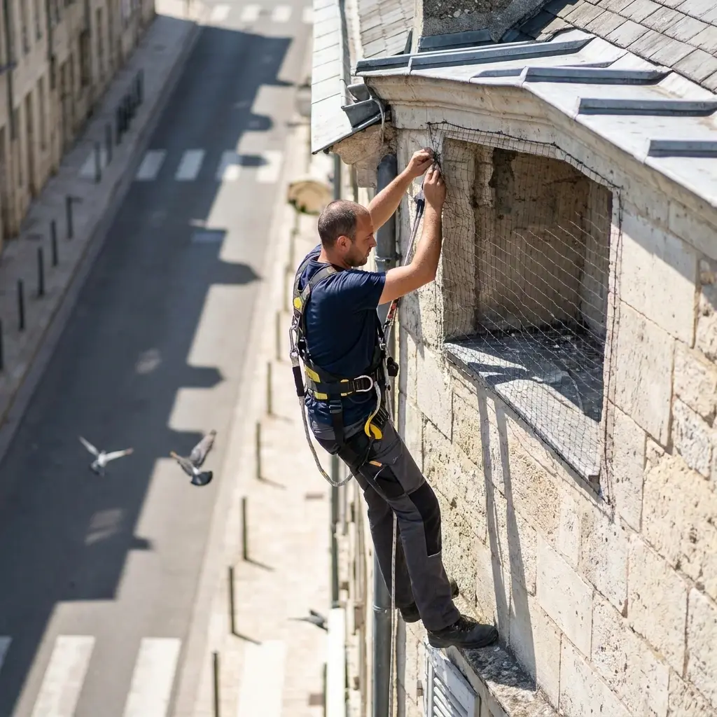 Comment nous traitons l'infestation de pigeons