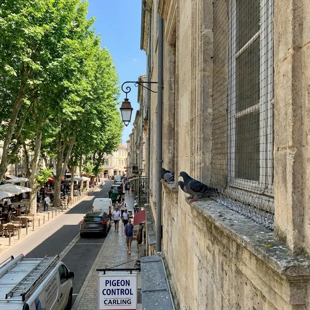 Une approche technique pour chasser les pigeons