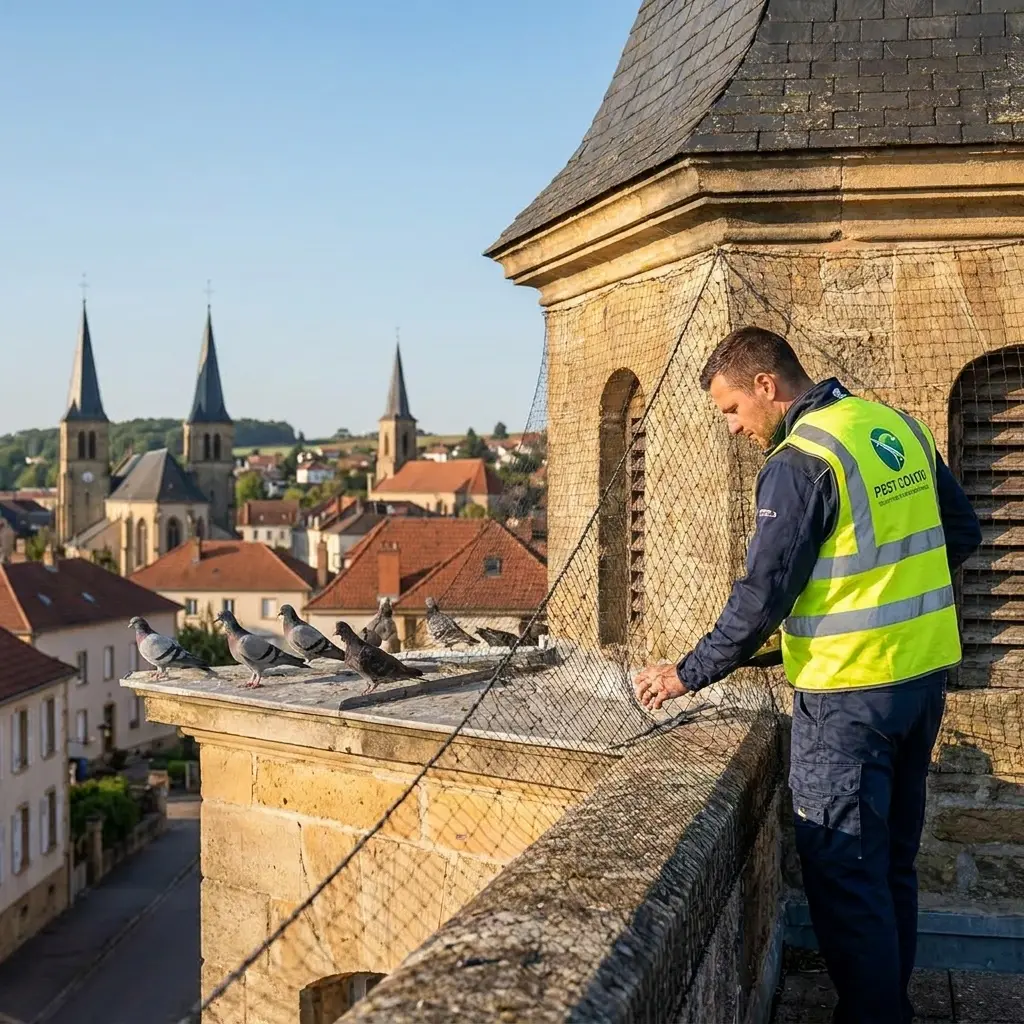 Un protocole rigoureux pour chasser les pigeons