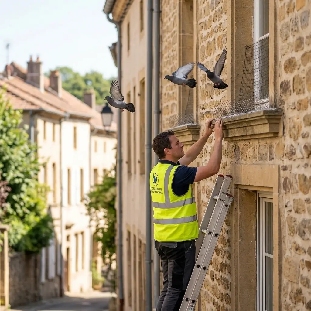 Comment prévenir l'installation des pigeons à Créhange
