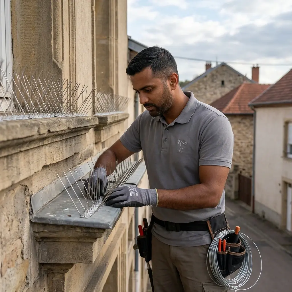 Un traitement technique contre les pigeons