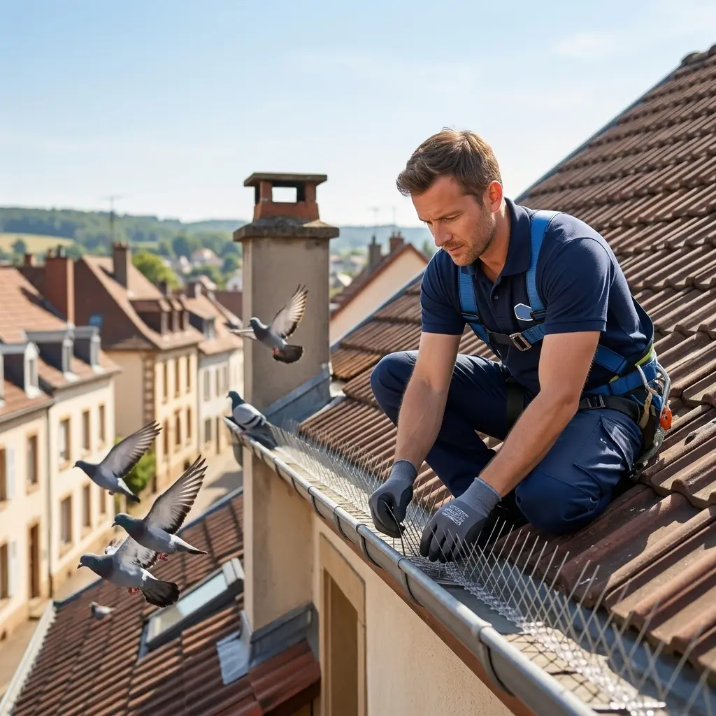 Gestes et prévention contre les pigeons à Folschviller