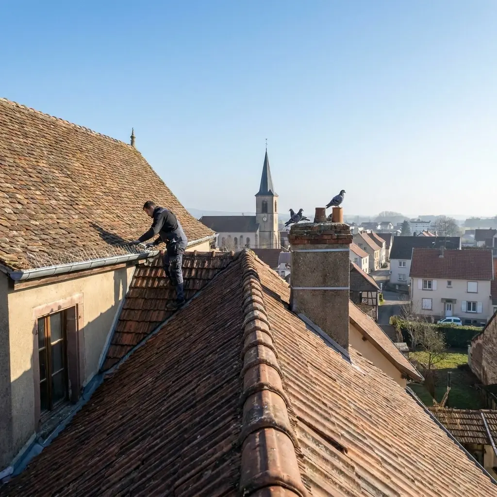 Un dispositif technique pour éloigner durablement les pigeons