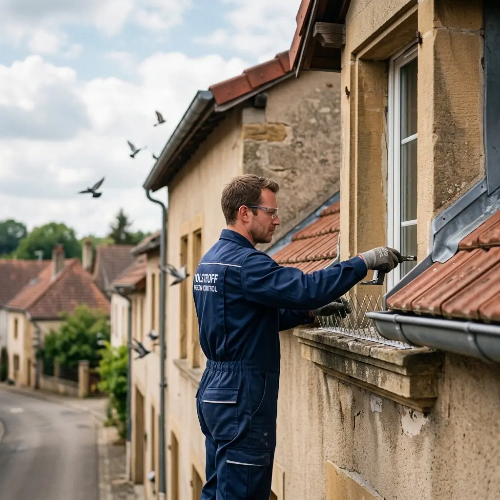 Un traitement professionnel contre les pigeons