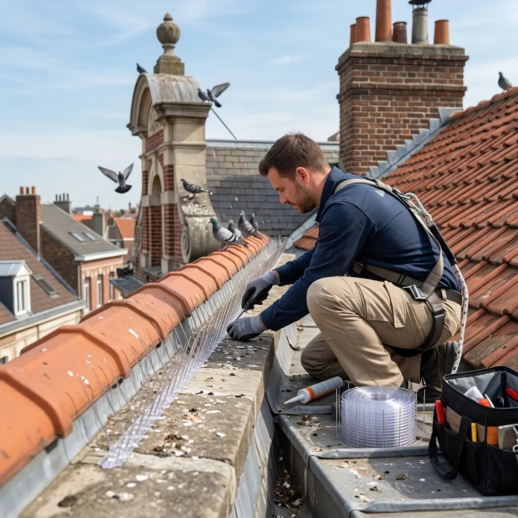 Prévenir l'installation des pigeons sur vos propriétés