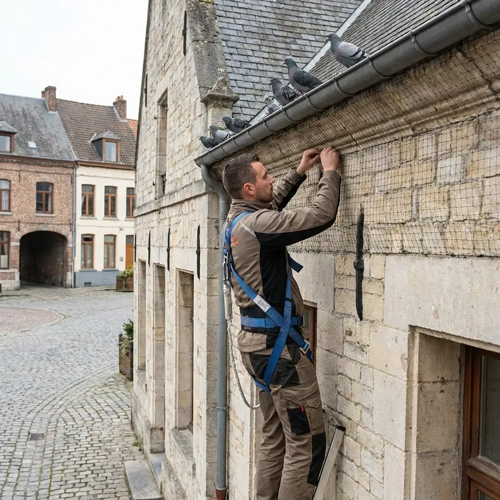 Gestes et prévention contre les pigeons à Escaudain