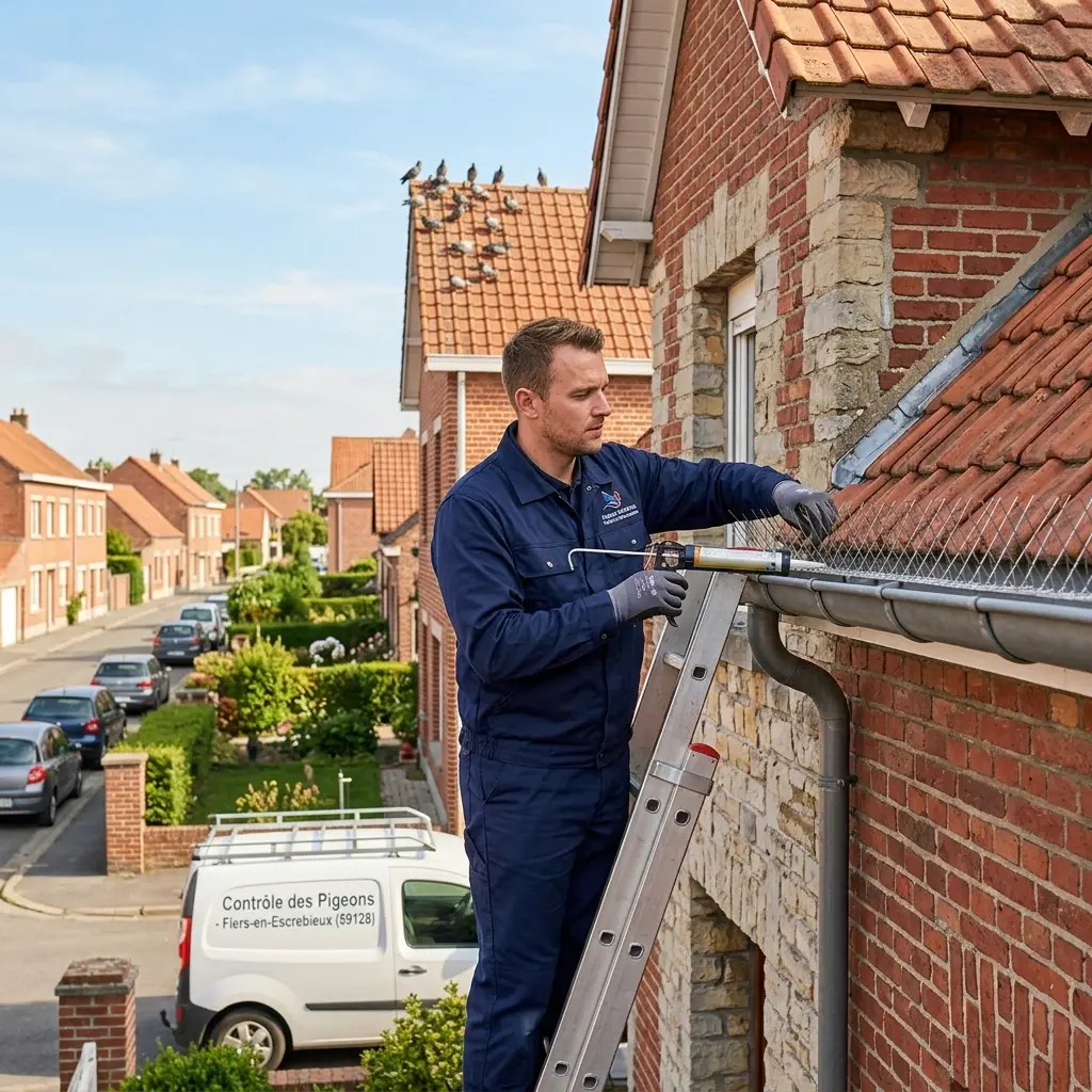 Comment se déroule l'intervention à Flers-en-Escrebieux ?