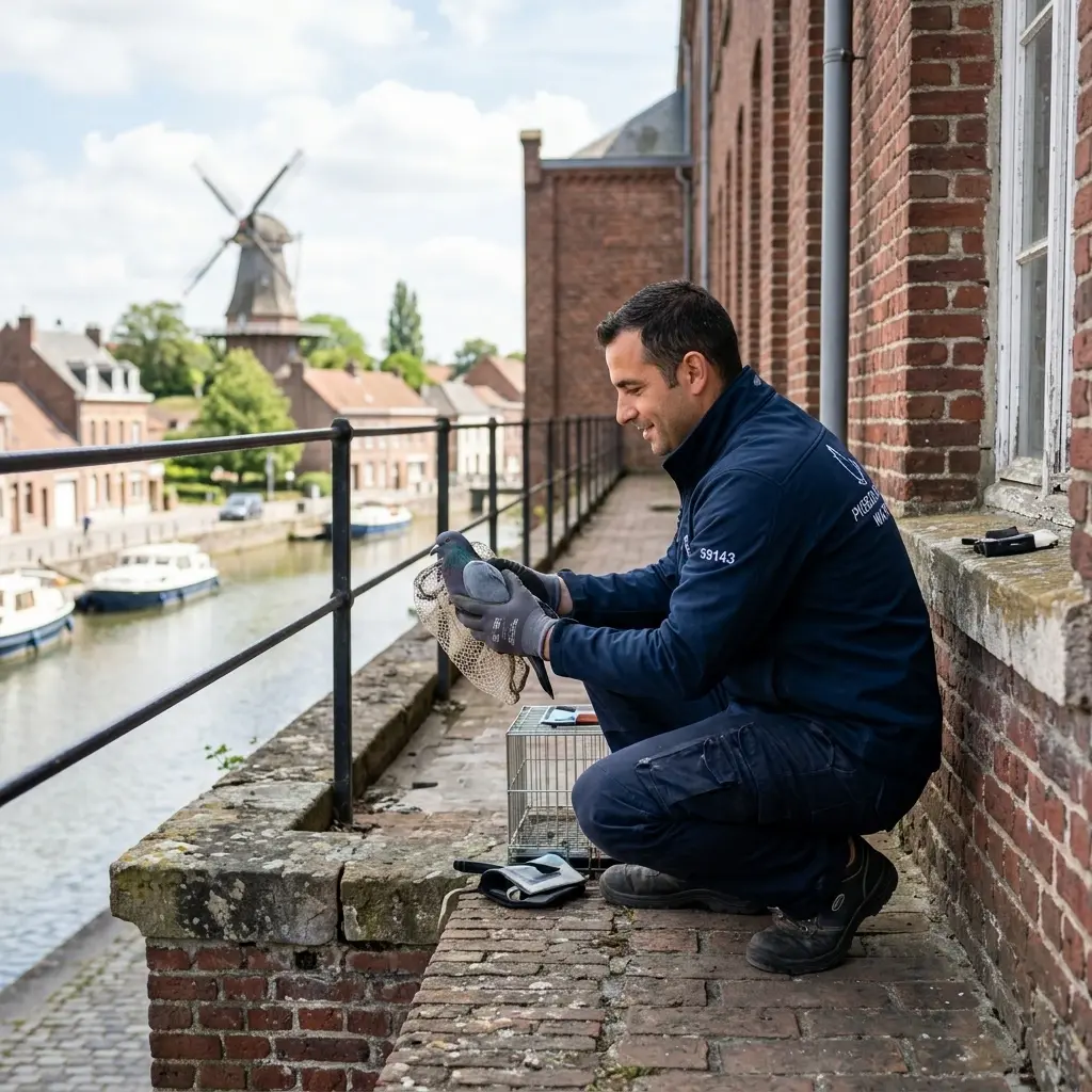 Une approche technique pour l'exclusion des pigeons