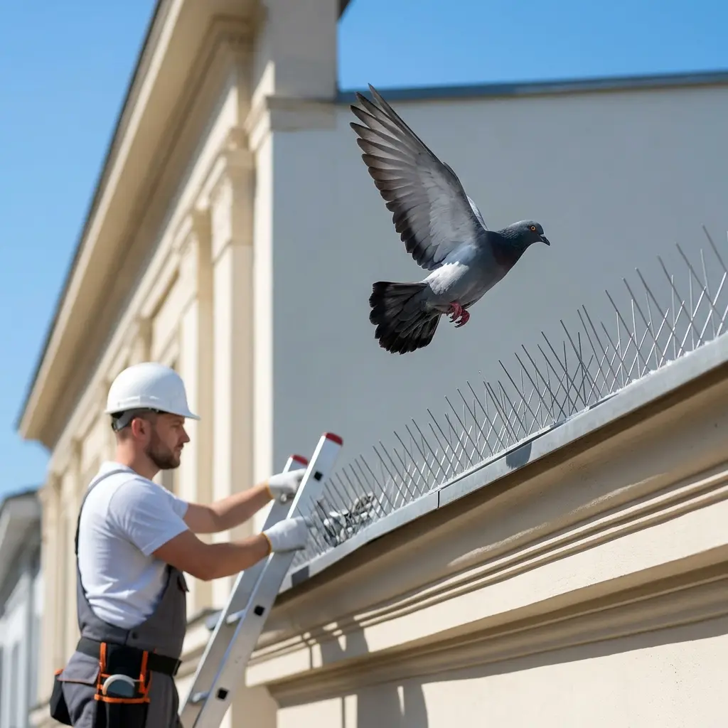 Un traitement technique contre les pigeons