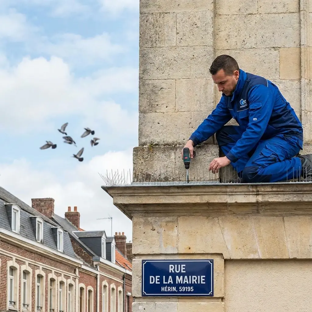 Besoin d'un dépigeonnage rapide à Hérin ?
