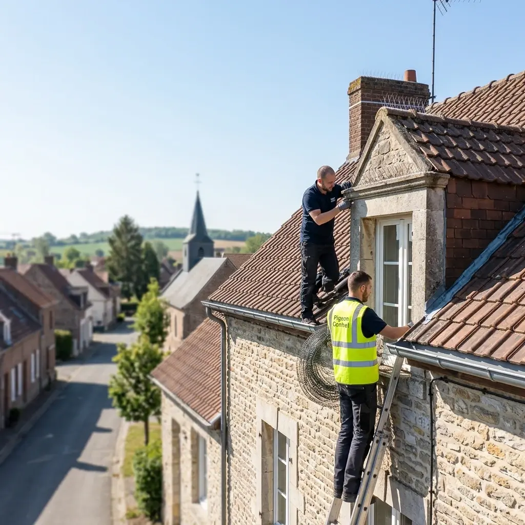 Prévenir l'installation des pigeons sur vos façades