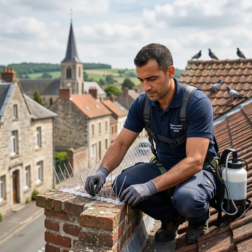 Comment prévenir le retour des pigeons à Monchecourt ?