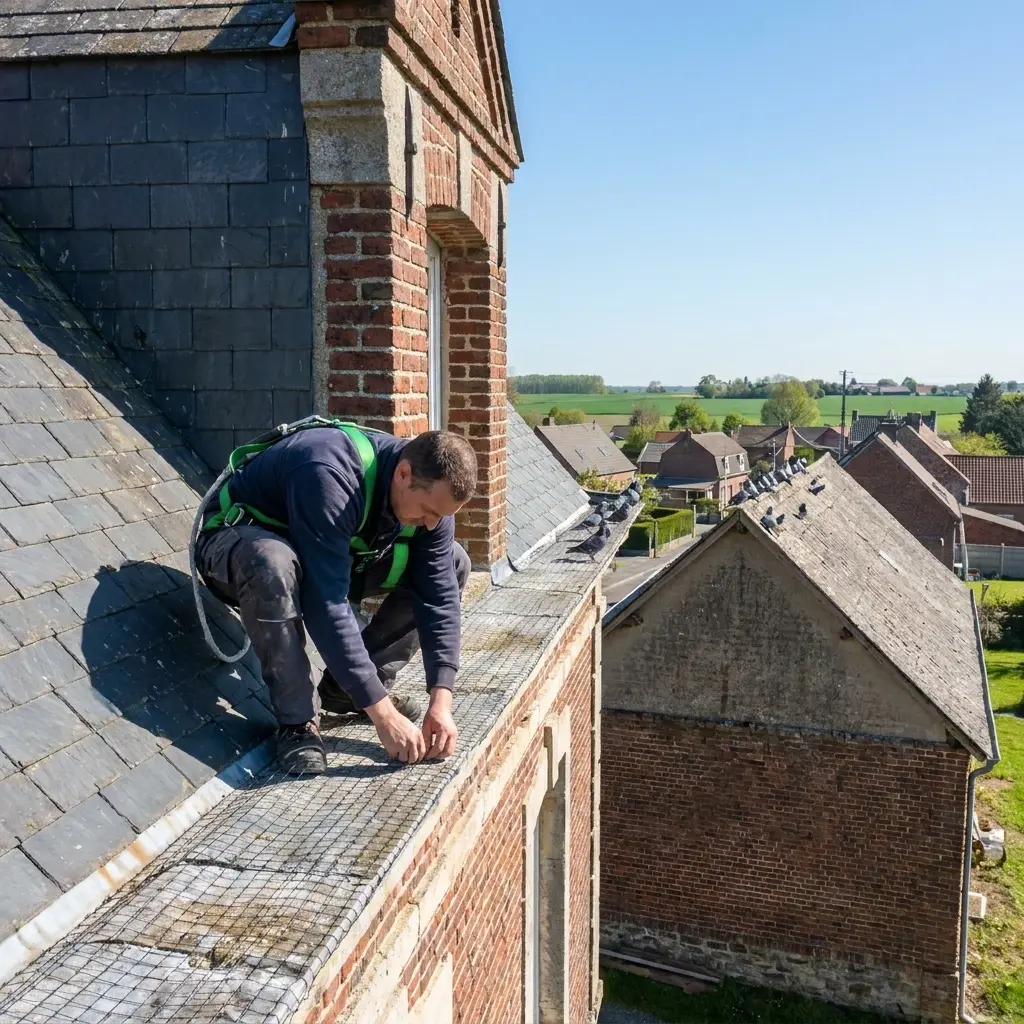 Comment se déroule l'intervention de dépigeonnage à Genech ?