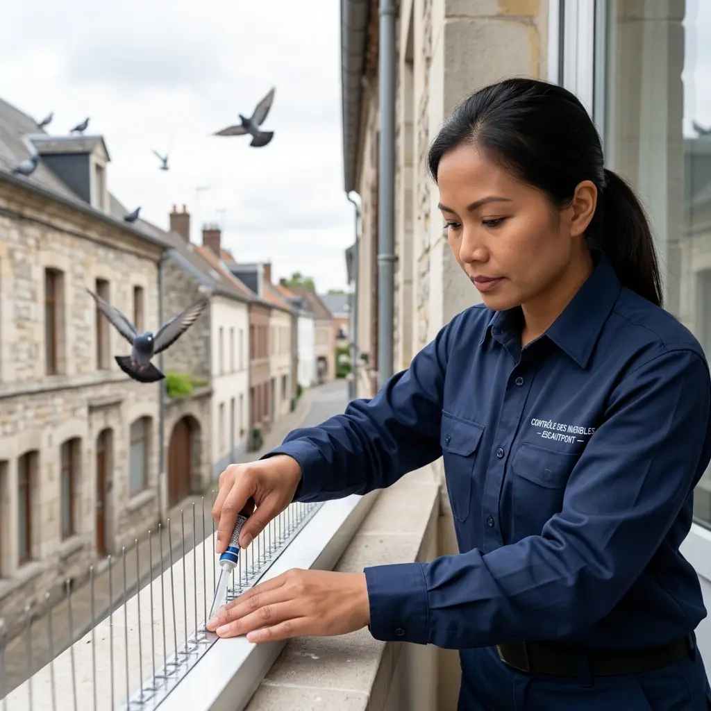 Une approche technique pour chasser les pigeons
