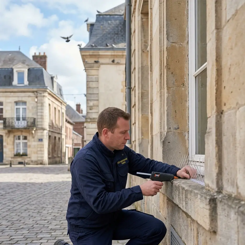 Prévenir l'installation des pigeons au Cateau-Cambrésis