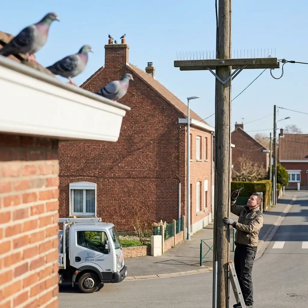 Comment se déroule l'intervention à Lys-lez-Lannoy ?
