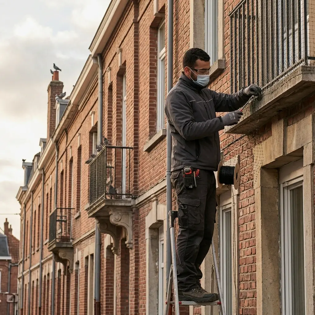 Comment limiter l'installation des pigeons chez vous à Douai