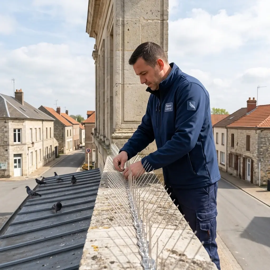Une stratégie efficace pour éloigner les pigeons