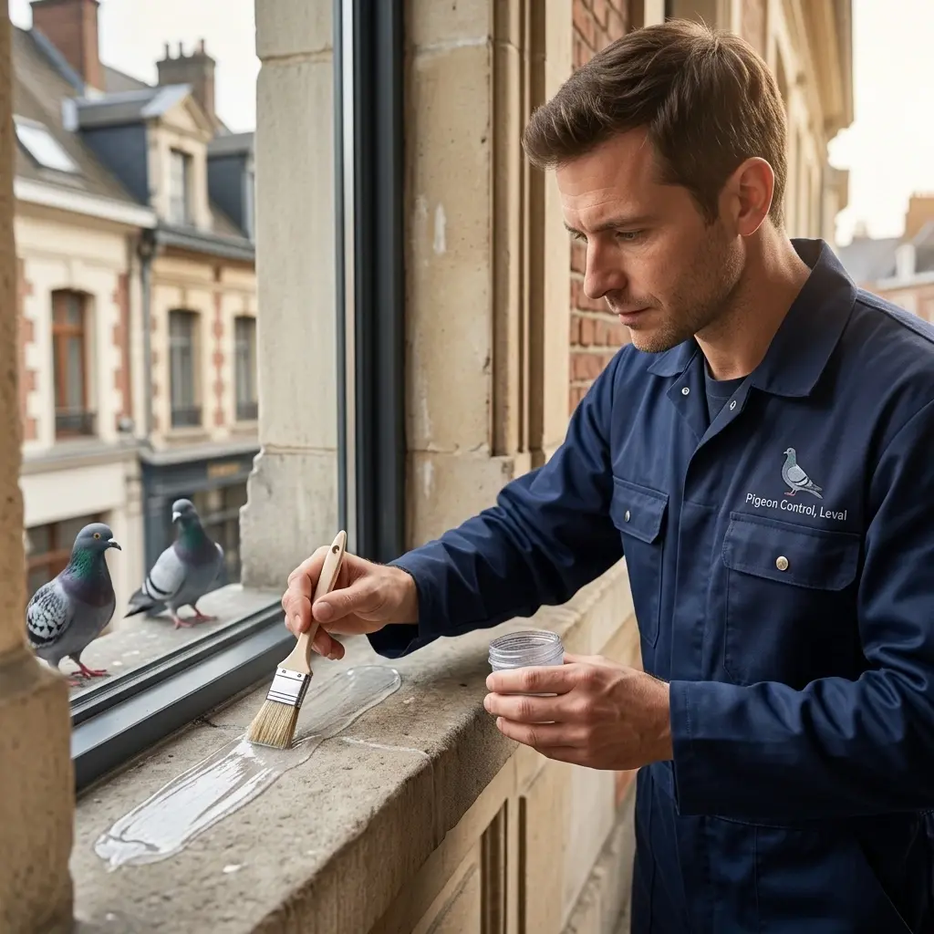 Un dispositif technique contre les pigeons
