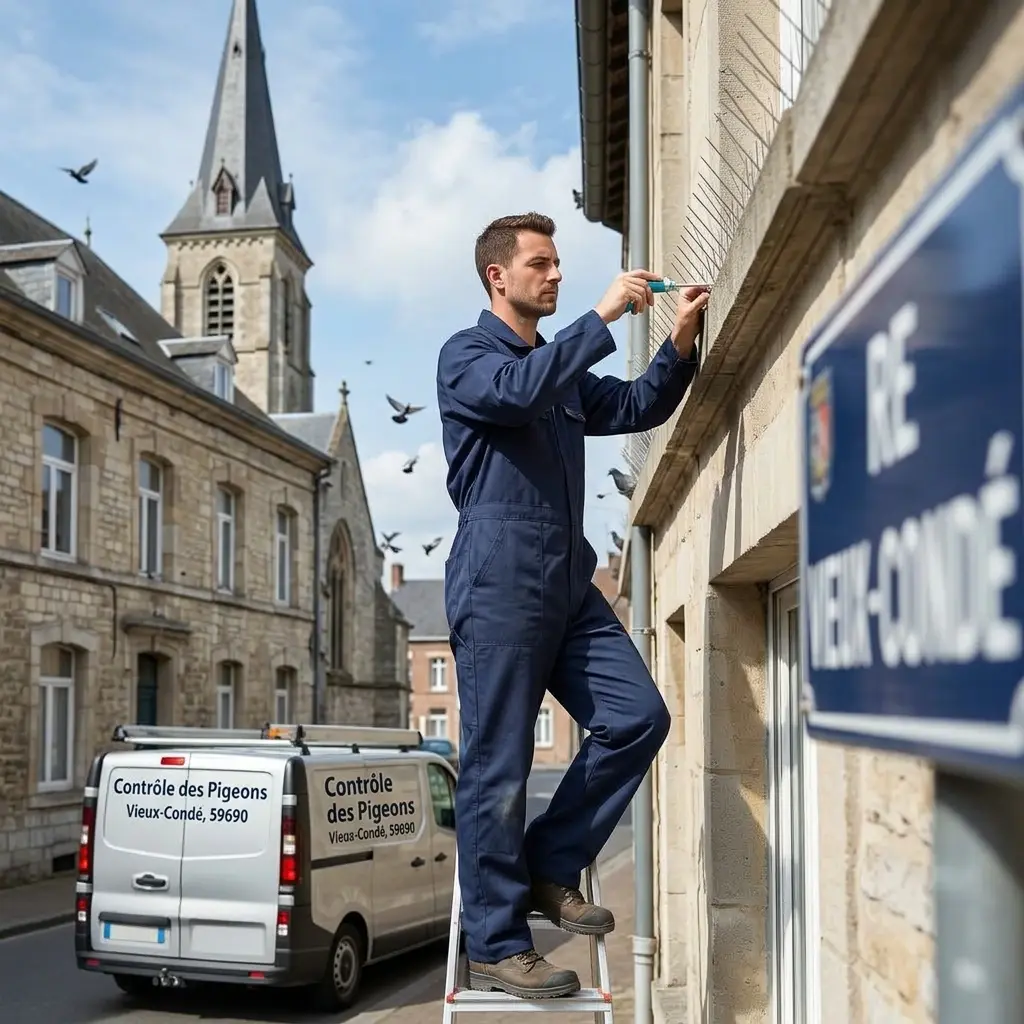 Notre méthode de dépigeonnage à Vieux‑Condé