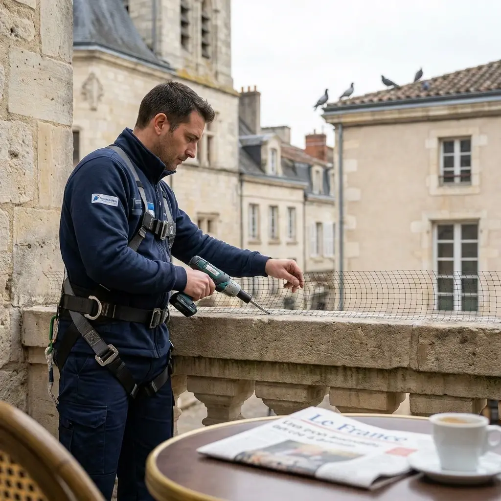 Comment se déroule l'intervention de dépigeonnage à Marly ?