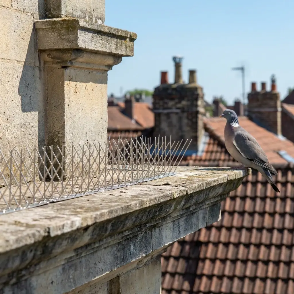 Un traitement professionnel pour chasser les pigeons