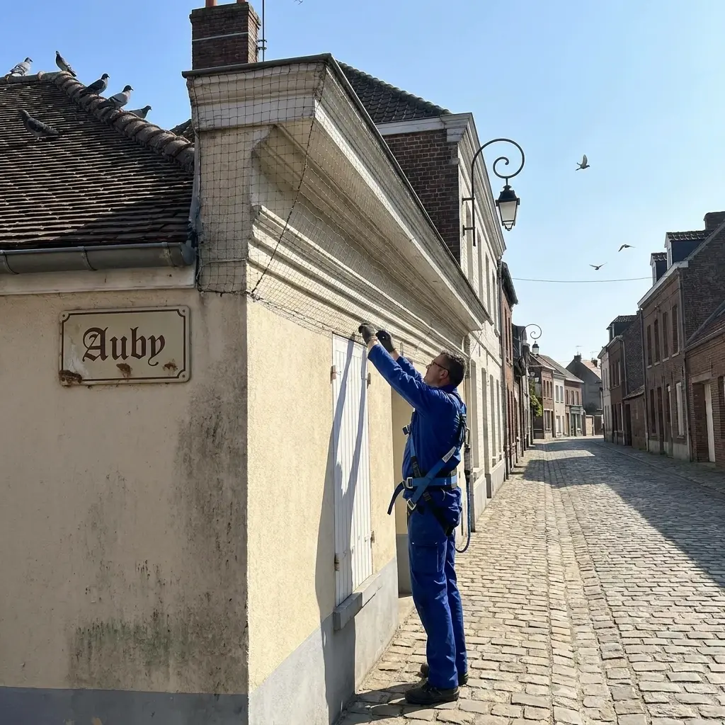 Comment se déroule l'intervention à Auby ?