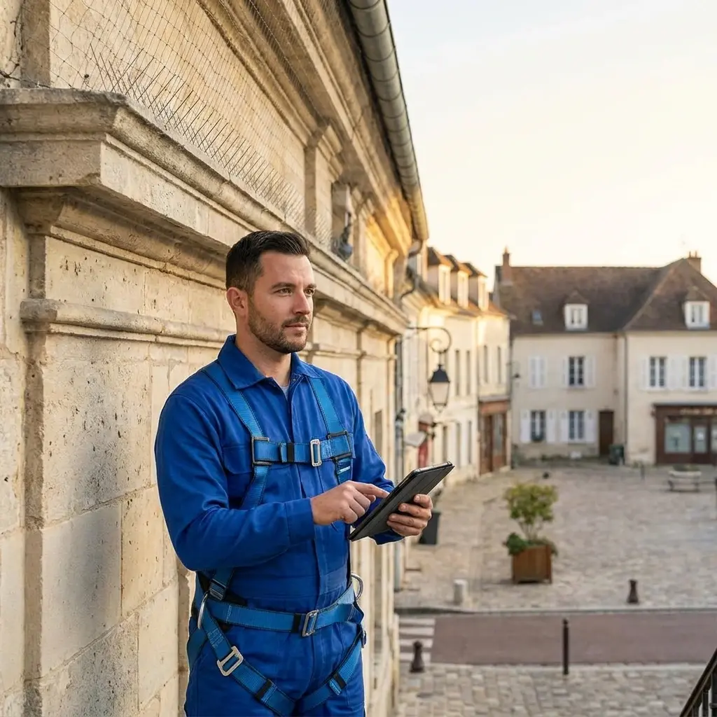 Prévenir le retour des pigeons à Saint-Leu-d'Esserent