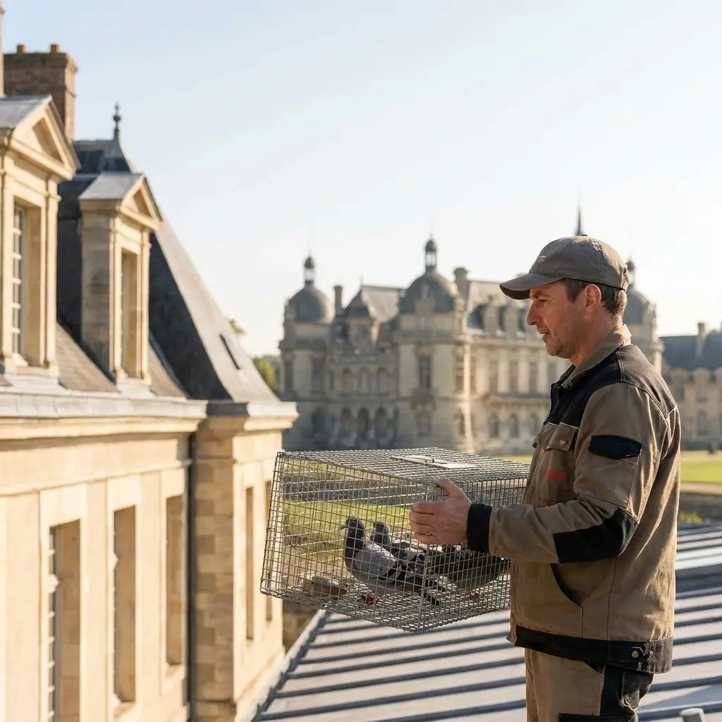 Comment se déroule l'intervention à Chantilly ?