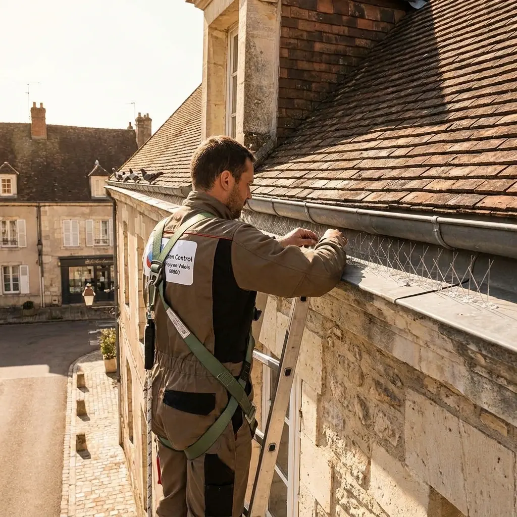 Notre méthode de dépigeonnage à Crépy-en-Valois