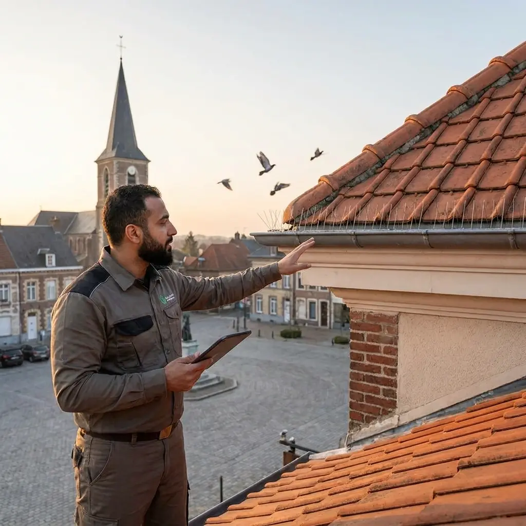 Notre méthode de dépigeonnage à Dainville