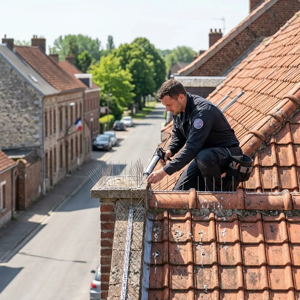 Comment limiter l'installation des oiseaux à Billy-Berclau ?