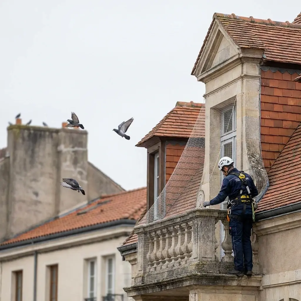 Prévenir l'installation des pigeons chez vous