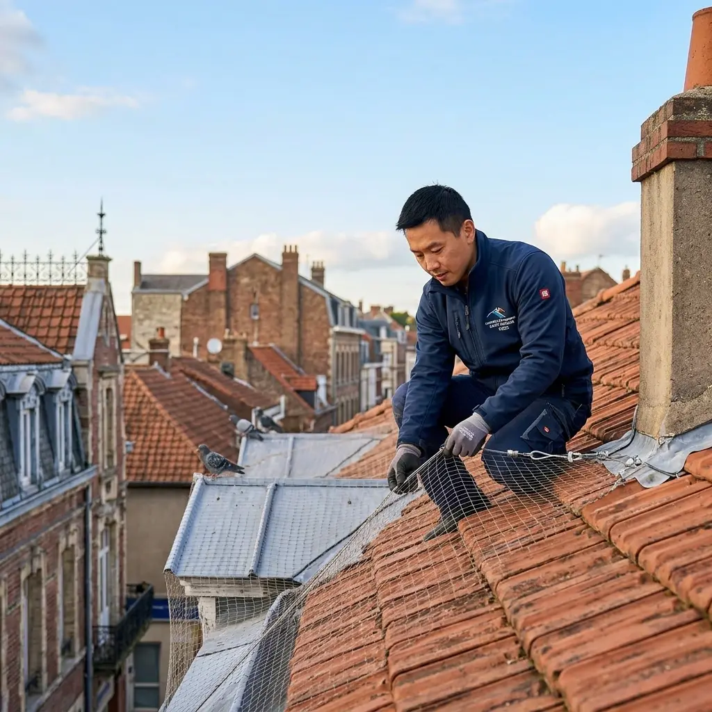Comment limiter l'installation des pigeons à Saint-Nicolas ?