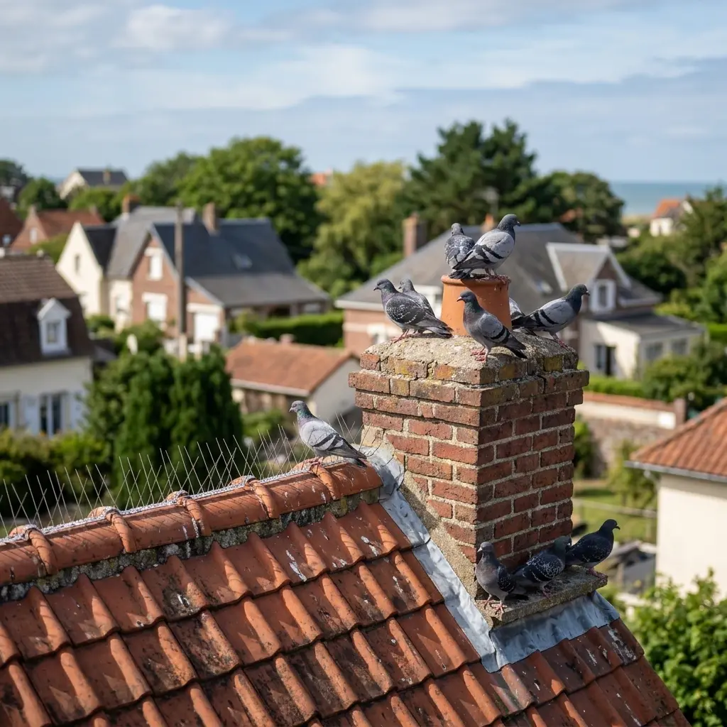 Comment limiter l'installation des pigeons chez vous à Condette ?