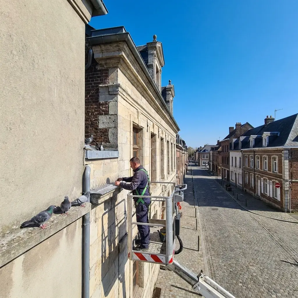 Une stratégie efficace contre l'installation des pigeons