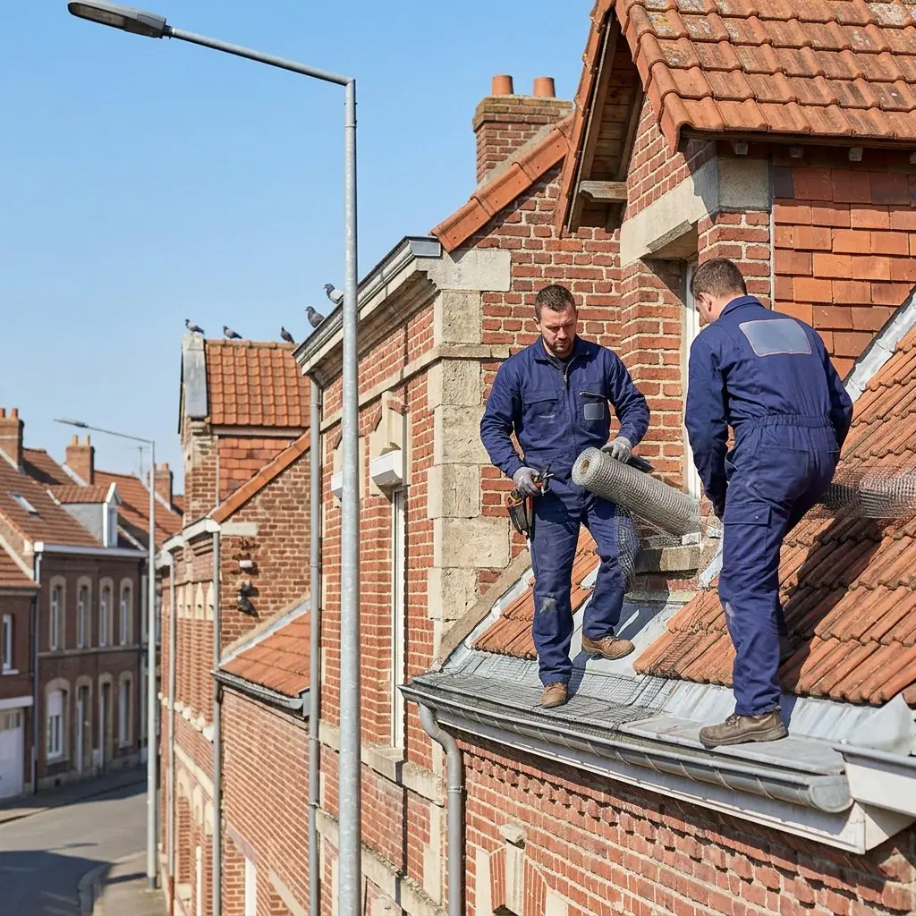 Prévenir l'installation des pigeons sur vos propriétés