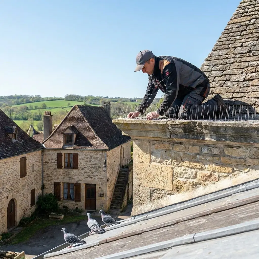 Une stratégie technique pour éloigner les pigeons durablement