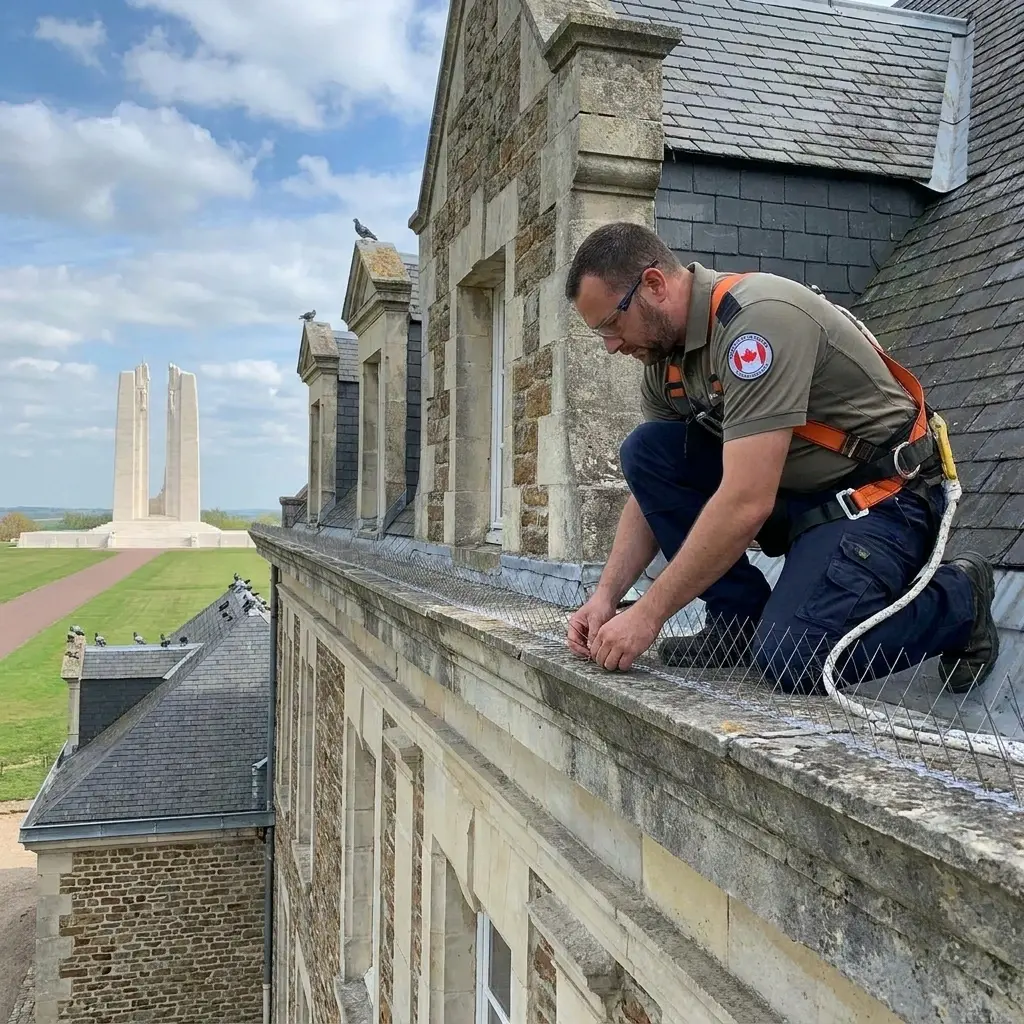 Une approche technique pour chasser les pigeons