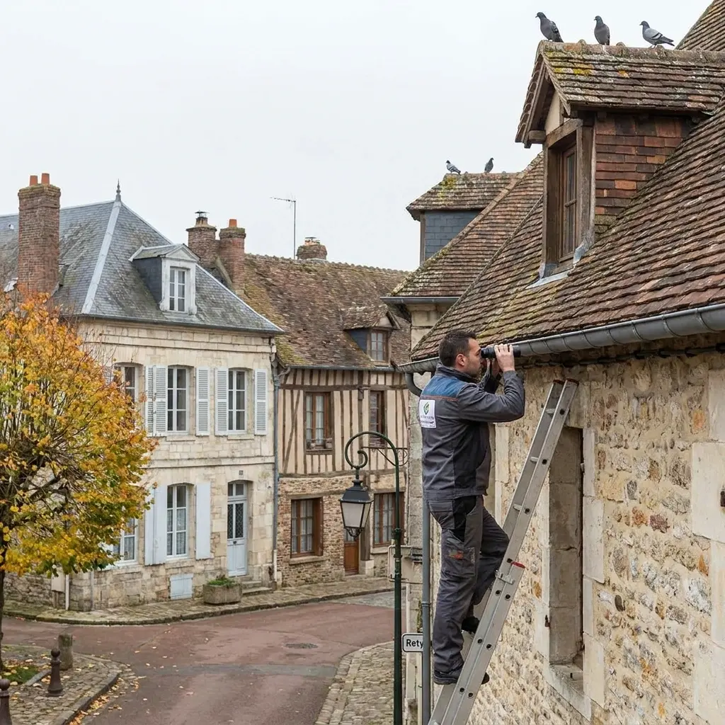 Comment prévenir l'installation des pigeons chez vous à Rety