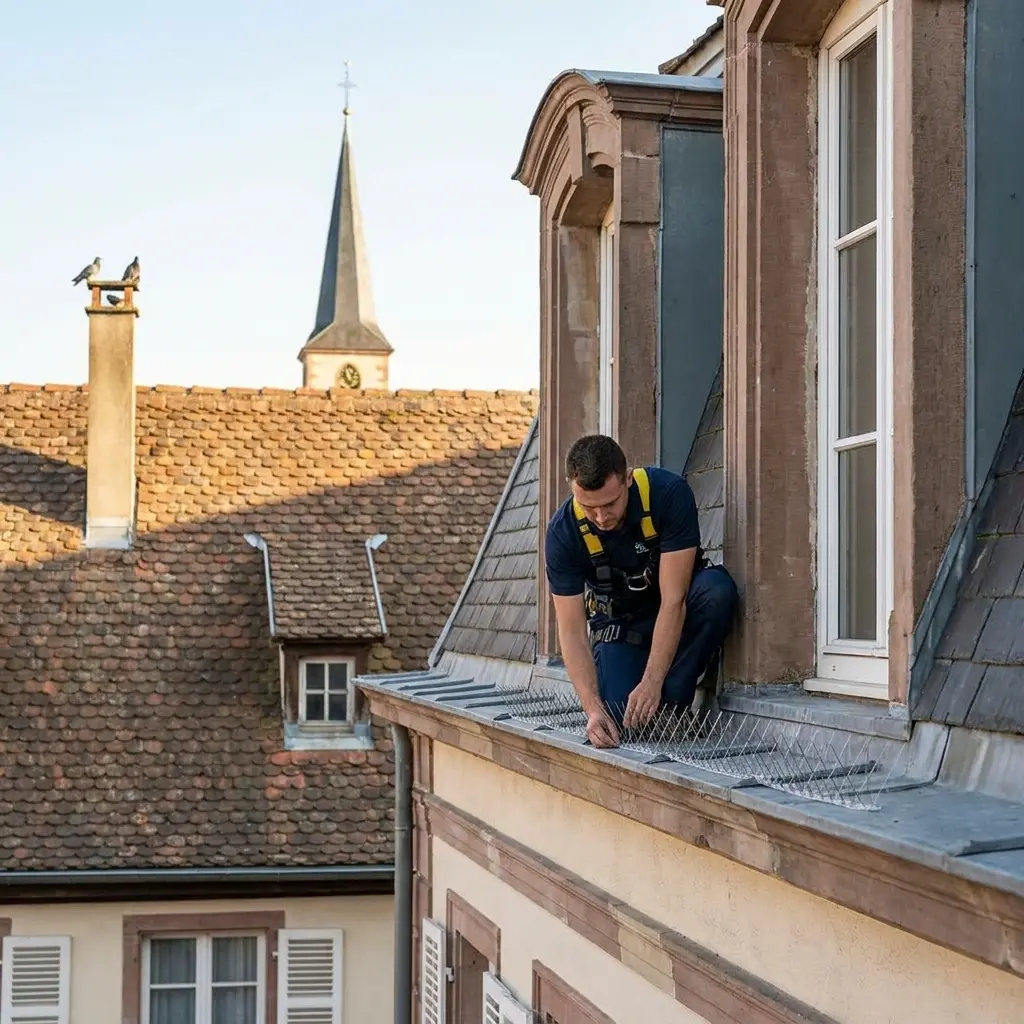 Les bons gestes face aux pigeons à Plobsheim