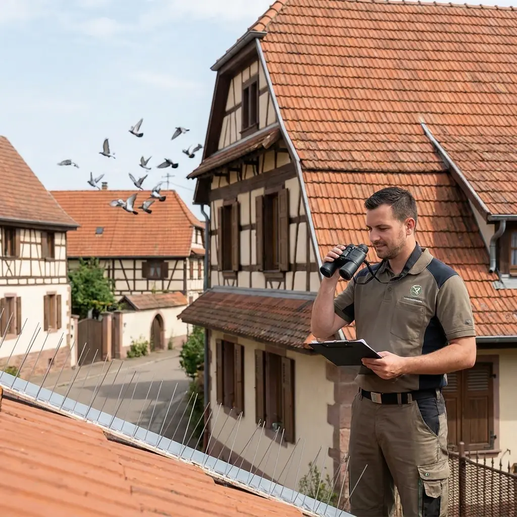 Le traitement professionnel contre les pigeons