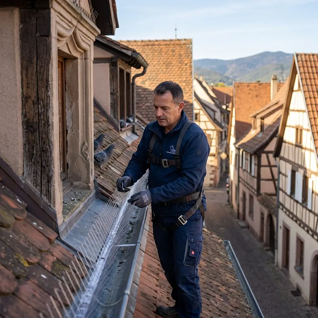 Lutte contre les pigeons par des solutions pro