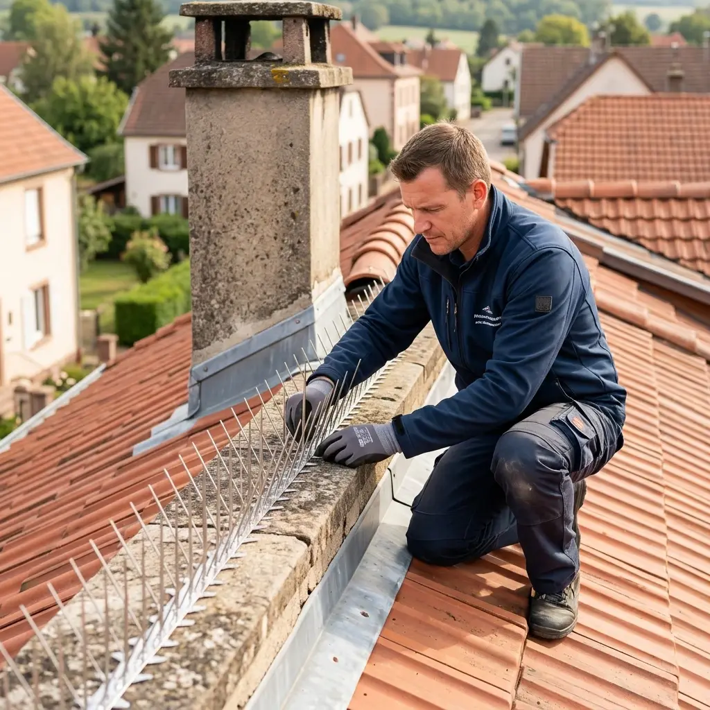 Comment se déroule l'intervention de dépigeonnage à Kaltenhouse ?