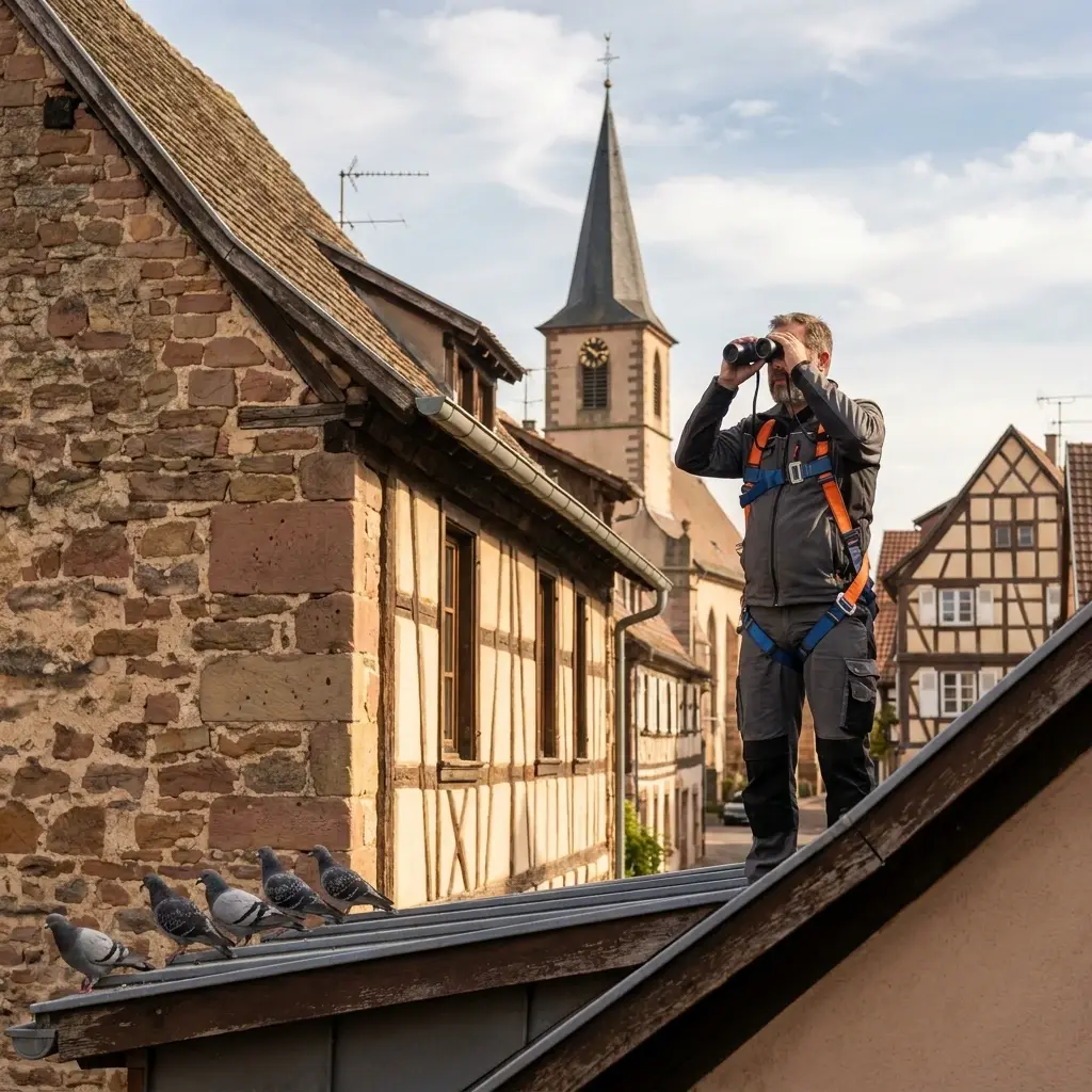Comment se déroule un dépigeonnage professionnel à Sarre-Union ?