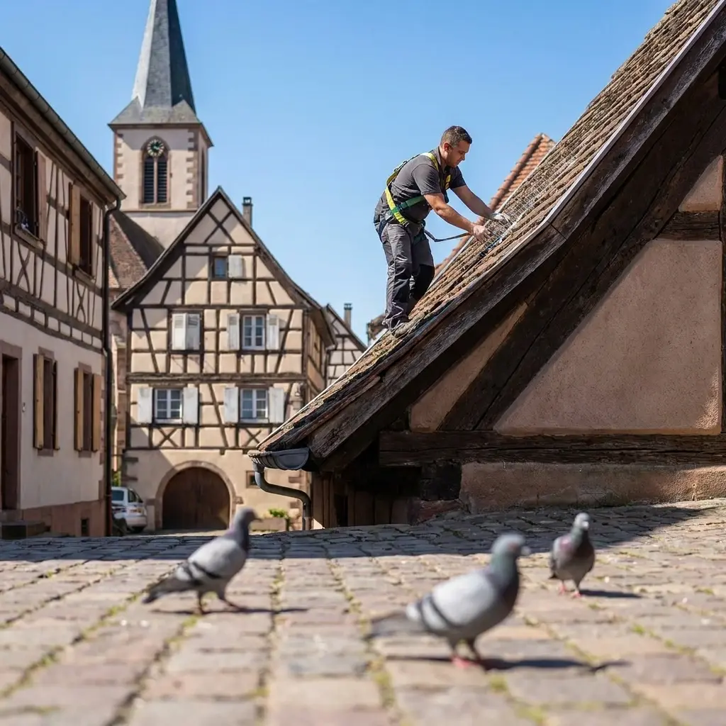 Notre stratégie de lutte contre les pigeons