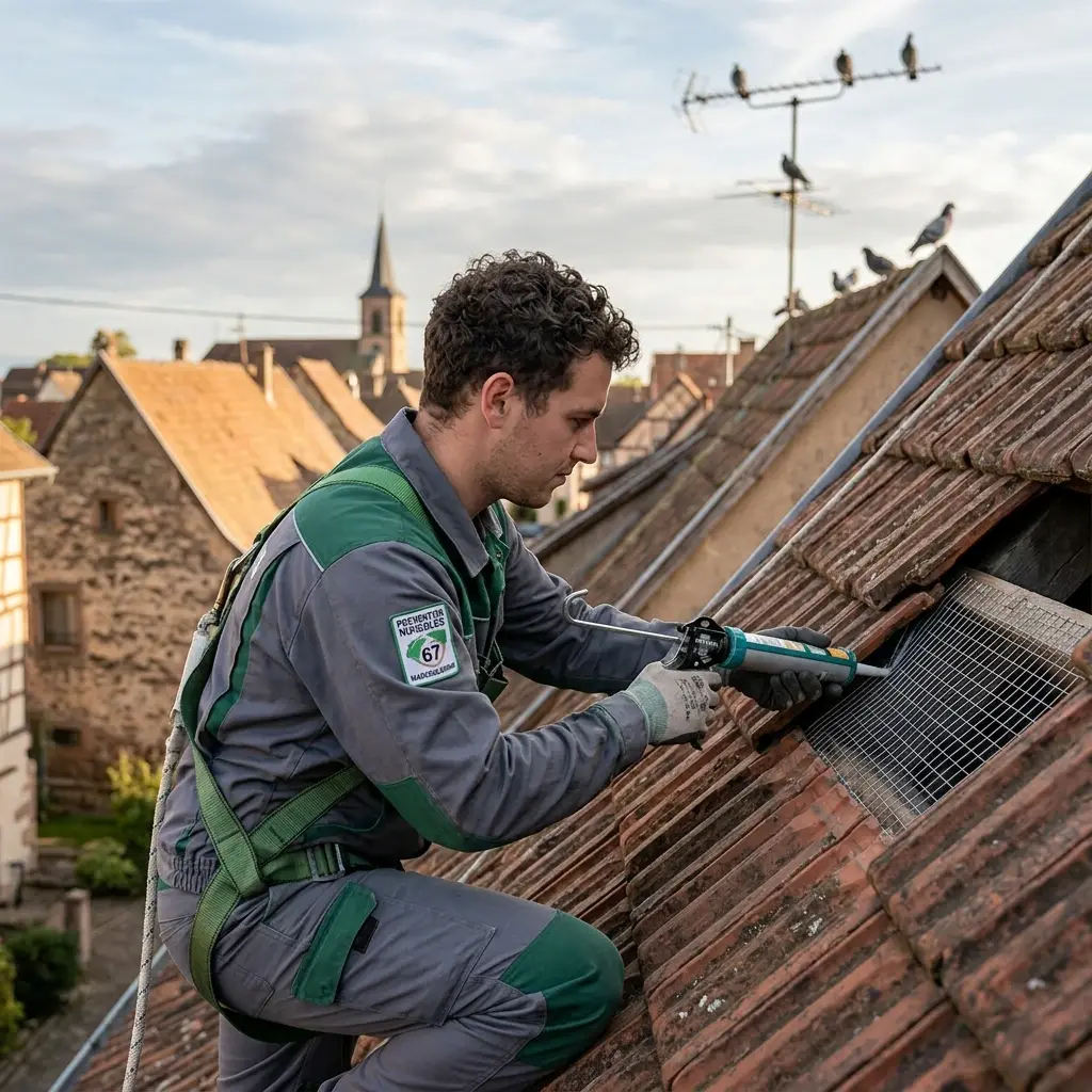 Comment se déroule le dépigeonnage à Marckolsheim ?