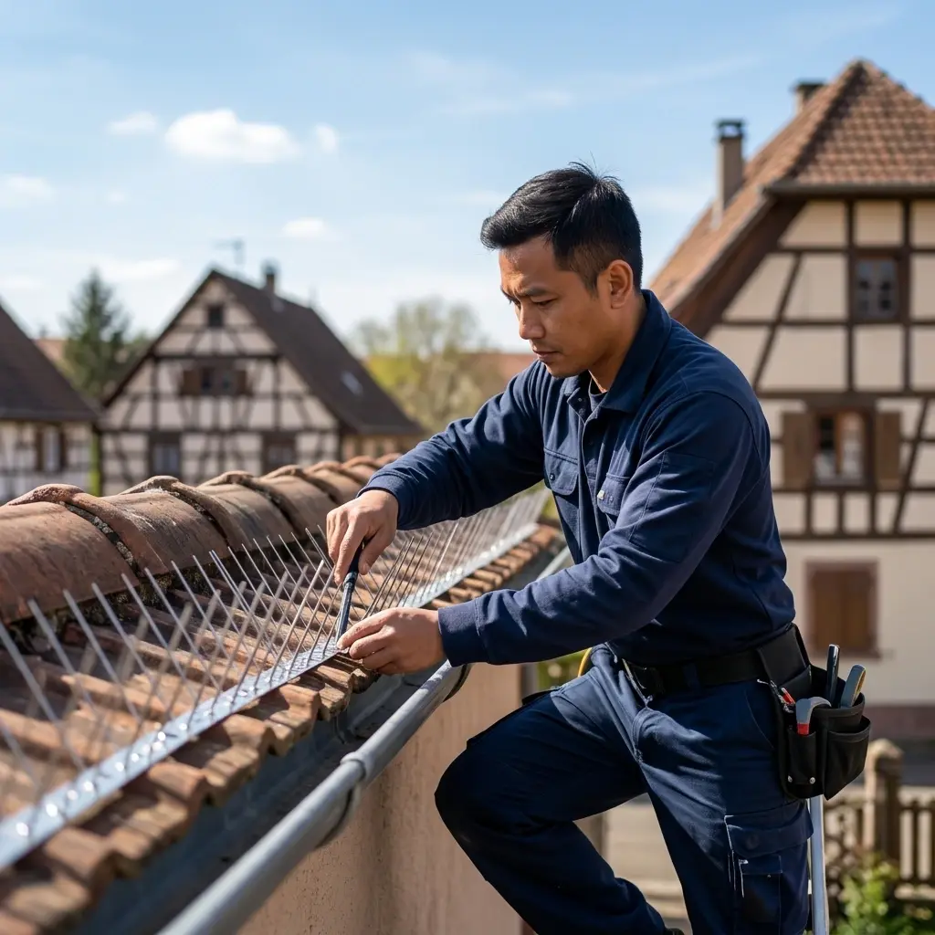 Notre méthode de dépigeonnage à Drusenheim